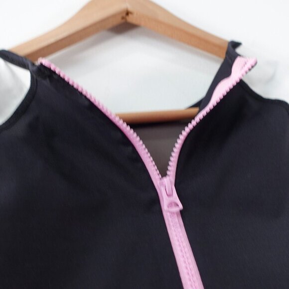 Alala Top Women Small Activewear Gray White Sports Colorblock Zip Back CANADA - Picture 10 of 13